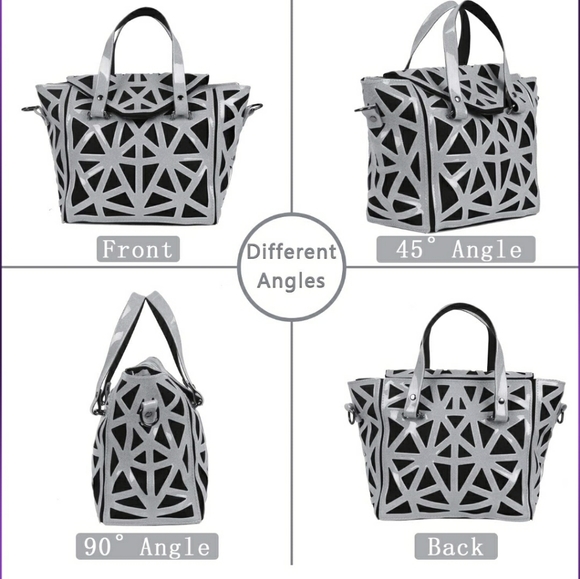 NWT Geometric lattice handbag - Picture 3 of 4